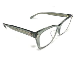 Tory Burch TY2136U 1941 Transparent Sage Rectangle Eyeglasses Frames 51-16-140